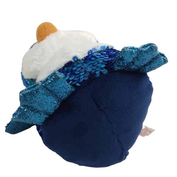 🍒TY Flippables Payton 9" Penguin Beanie Babies Toy Sequins Blue and White - Picture 5 of 8